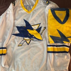 San Jose Sharks Golden State Warriors jersey lot 2
